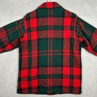 Vintage Boy Scout Of America Pedro Men Medium Shirt Jacket Red Green Flannel Euc