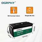 Ogrphy 48v 100ah Lifepo4 Battery 100a Bms for Golf Car  Trolling Motor Etc used 