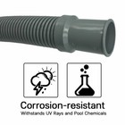 Puri Tech Heavy Duty Above Ground Filter Hose  1 25 In X 3 Ft - 6 Pack