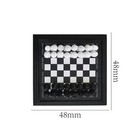 Portable Pocket Chess Set - Mini Magnetic Chess Game Travel Game In Classic Box