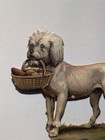 C 1880 Victorian Die Cut Poodle Dog Antique Scrap Ephemera 3 1 2 