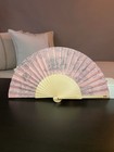 Christian Dior Dioriviera Pink Folding Fan Toile De Jouy Summer Vip Gift New 