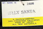 Vintage Silly Santa  2406 Dakin Dream Santa Doll Ornaments Lot Of 3