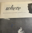 Vintage Week Beginning August 22 1953 Where What When In Detroit Brochure