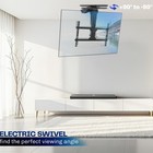 Vivo Electric Flip Down And Swivel Ceiling Tv Mount For 37 To 70 Inch Screens