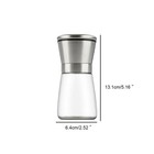 Manual Stainless Steel Pepper And Salt Grinder Set 2pcs With Ceramic Core