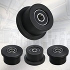 4pcs Fits Total Gym Wheels rollers Models 1000 1100 1400 1500 600 1700  Black