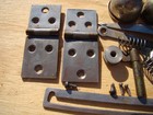 Lot Antique Columbia Grafonola Table Phonograph Parts