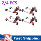     2 4 Set Hydraulic Car Wheel Dolly Jack 1500 Lbs Heavy Duty Car Skate Rollers