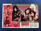 M  tley Cr  e 1983 Story Clip Poster Swedish Music Magazine Okej Vintage 1980s