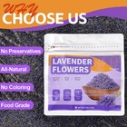 Dried Culinary Lavender Flowers  Food Grade Lavender Buds For Tea 4 Oz    Edible