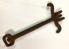 Antique Cast Iron Lid Lifter For Wood Or Coal-burning Stove 9    X 5   