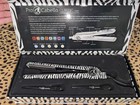 Pro Cabello Classic Zebra Ceramic Flat Iron Straightener Adjustable Heat 450  f