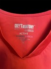 Grey s Anatomy Active Spandex Stretch Scrub Top Xl Coral  Unisex  scrubtop