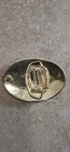 Vtg Aminco  Heritage Collection Initial N Belt Buckle Silver Gold Plated Ssp Gp