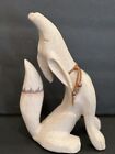1970s Howling Coyote Dog Ceramic Figurine Southwestern Decor Art 10 5  Tall