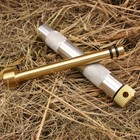 Silver Fire Piston Compression Starter Kit For Campers Survival Preppers
