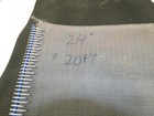 24 w X 20  Rough Grip Top Rubber Conveyor Belt 2-ply Black 20  Length