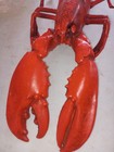Vintage Blow Mold Lobster Decor 20  Made In Italy Rare
