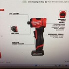Milwaukee 3485-22 M12 Fuel 1 4  Right Angle Die Grinder Kit W  5 0   2 5 Ah Batt