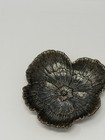 Gianmaria Buccellati Italy Sterling Silver Leaf Flower Form Dish    