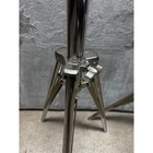 Stainless Steel Light Stand Set 2pc Silver Heavy Duty Adjustable C-stand Studio