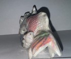 Ceramic Lusterware Pearlised Twin Goldfishes 7 5   