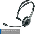Panasonic Kx-tca430 Grey silver Comfort-fit Foldable Headband Headsets New