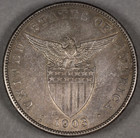 1903 S U s  Philippines Silver Peso