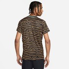 New Nike Tennis Nikecourt Advantage Shirt Top Print Black Fd5322-010 Large-tall