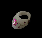 Indo Persian Mughal  Islamic Jade Stone Archer Ring Stone Setting Ring
