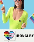 Ronglry 6pcs Pride Accessories Lgbtq Pride Pins Set Ally Pin You Are Safe Wit   