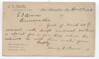1884 New Hampton Ia Postal Card Maltese Cross Fancy Cancel  h 7863 