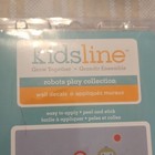 Kidsline Robots Play Collection Vinyl Wall Decals 4 Pack Removable 10x18 