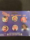 Vintage 2004 New Found Glory 6 Button Pin Set C d Visionary Nos Pop Punk Rare