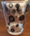 Tumbler  Vintage Mid Century Modern Presidential Glass  Tumbler  Cocktail  Glass