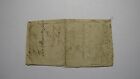 1754 Twenty Shillings North Carolina Nc Colonial Currency Note Bill  Rare 20s 