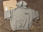 New Kids Fog Essentials Light Heather Grey Hoodie Size 10 large 100  Authentic   