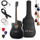 Thinline Cutaway Acoustic Electric Guitar With Gig Bag - Left Handed