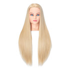 Mannequin Head 26-28  Synthetic Fiber Manikin For Hairdresser Styling Training -
