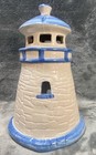 M  A  Hadley Lighthouse Lamp Signed Hand Painted Nightlight 8   