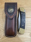 Buck 110 Custom Leather Knife Sheath  Replica Buffalo Nickel  Sheath Only