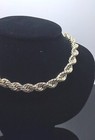 Real 10k Yellow Gold Rope Chain 12mm 24  26  28  Inch Thick Necklace Men Women