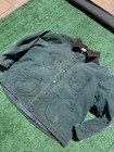 Vintage Dickies Coat Mens 3xl Gray Denim Blanket Lined Chore Jacket Distressed