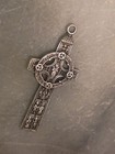 Bliss Sterling Silver Celtic Cross Pendant Irish Christian Openwork Charm 1 5 8 