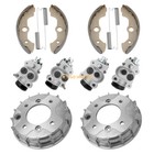 Front Brake Drum Wheel Cylinder Shoe Kit For Honda Rancher 350 4x4 Trx350 Fe fm