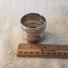 Gorham Sterling Silver Large Round Aesthetic Napkin Ring 1 75  X 1 75  33 Grams