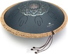 Meinl Sonic Energy 16-inch Steel Tongue Drum - D Amara  Navy Blue Engraved