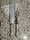 Reed   Barton French Renaissance Sterling Silver Roast Carving Set  Knife   Fork