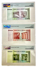 Set Of 50 Trillion  20 Trillion And 10 Trillion Zimbabwe Dollar Notes Pmg-66 Epq